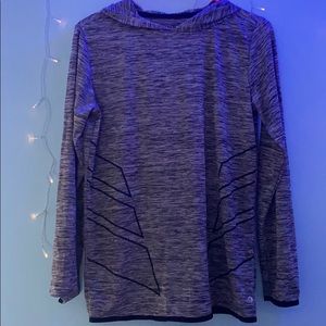 Grey workout sweatshirt